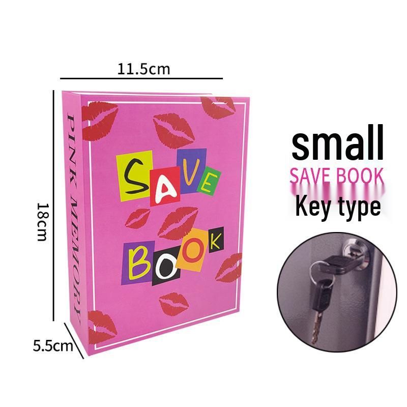 Large Creative Book Safe with Password Lock, Money Box, and Coin Bank