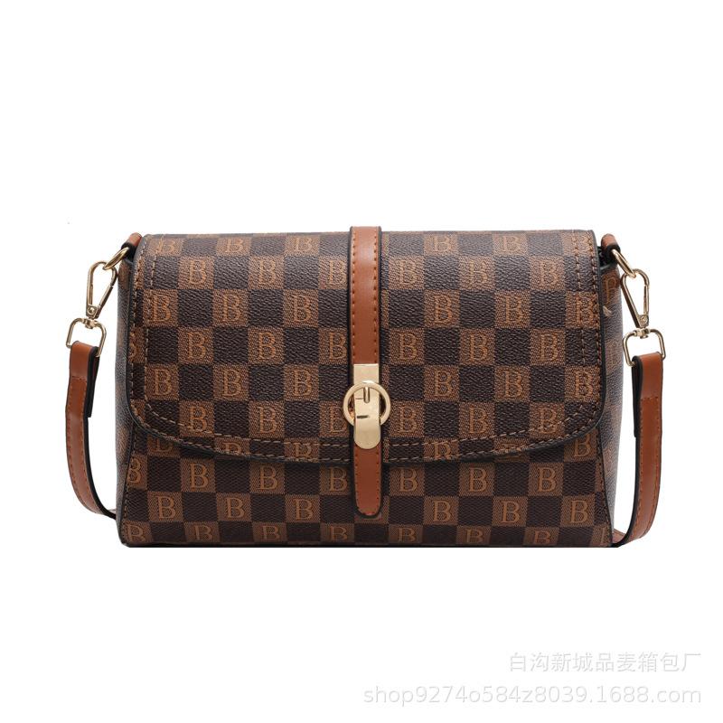 Premium texture fashionable versatile small bag women's 2025 new temperament shoulder bag popular messenger small square bag