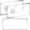 Acrylic Stamps Holder Clear Magnetic Closures Dustproof Coin Display Case Dollar Bill Currency Frame For Home Office