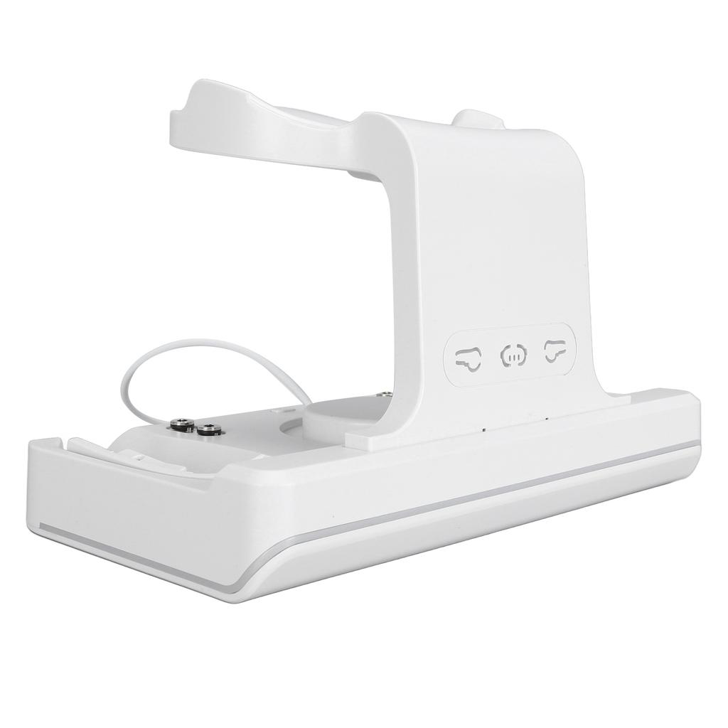 VR Charging Station USB C Fast Charging Multiple Prevention with 2 Rechargble Batteries VR Hdset Controller Charging Dock for   3