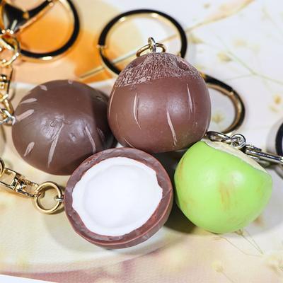 Chaveiro Realista de Comida Design de Bengala Argolas de Chave com Detalhes Chamativos Material de Liga Durável Perfeito Para Todas as Idades