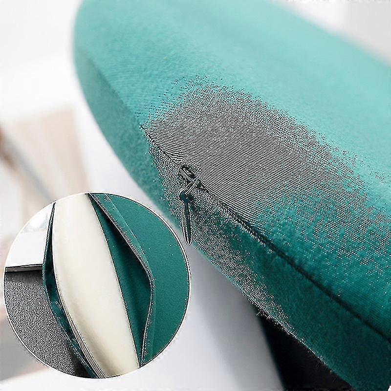 Memory Foam Seat Cushion Round Comfortable Soft Chair Mat For Home Office Chair Pad-40cm-light Blue