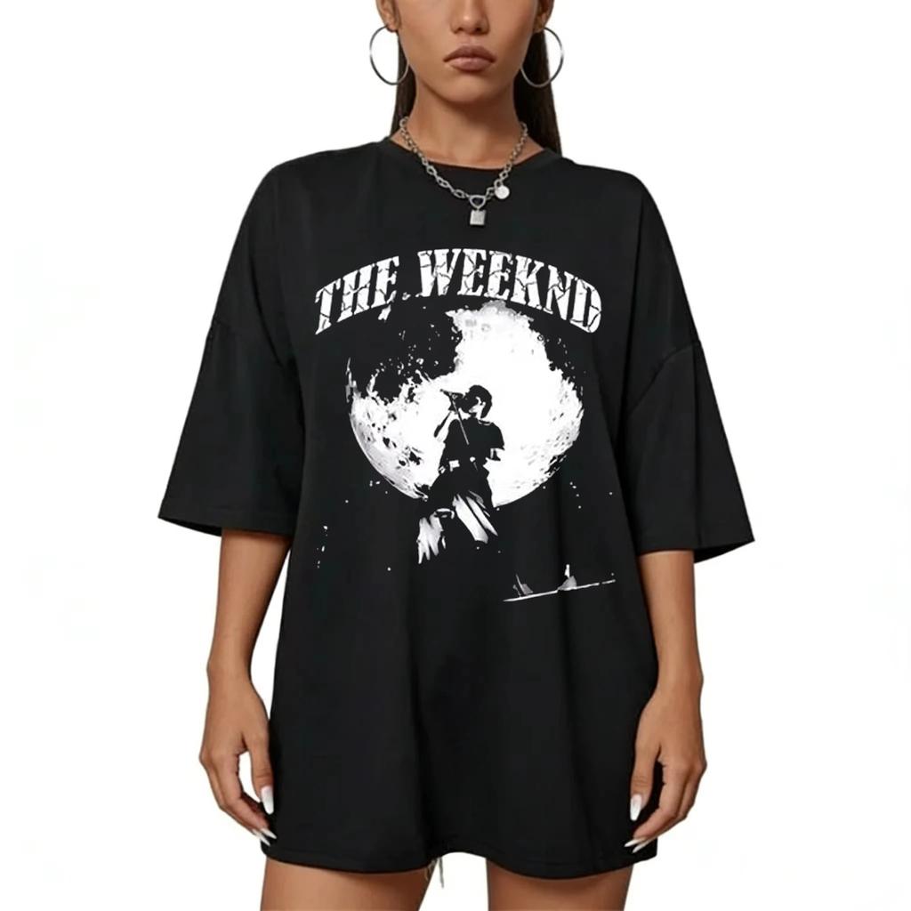 Neues The Weeknd 2026 After Hours Til Dawn Welttournee Baumwolle Kurzarm T-Shirt Geschenk für Fans Unisex RB Stil T-Shirts Tops