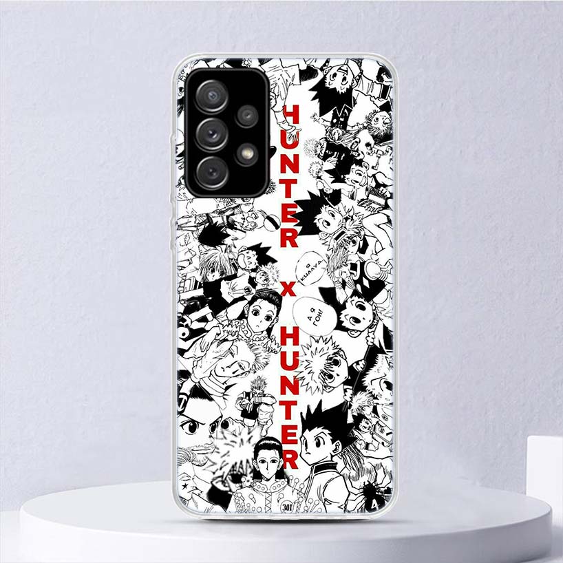 Custodia Morbida Anime Hunter X Hunter Per Samsung Galaxy A52 A53 A32 A22 A12 5G Cover Telefono A33 A23 A13 A72 A73 A02S A03S A42 Coque Sh