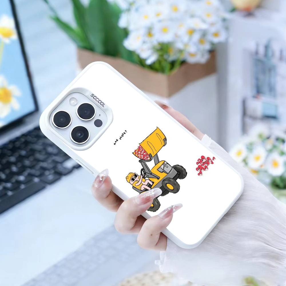 

Cute Cartoon K-Ketnipz Noodles Phone Case For IPhone 16 17 15 14 12 13 Pro Max white Color Shockproof Cover iPhoneXSMAX