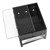 Portable Stainless Steel Folding Barbecue Grill BBQ Charcoal Grill for Camping Outdoor