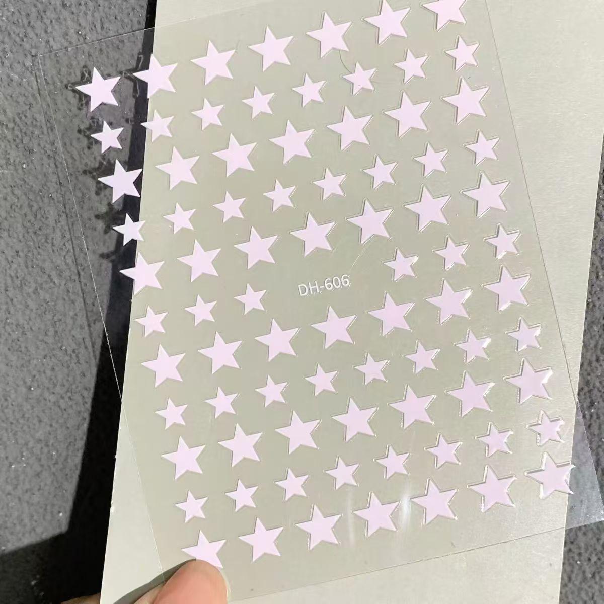

Yellow Stars 3D Nail Stickers - Y2K Sweet & Spicy Style