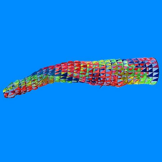 3D Soft Body Fishing Net Spinner Kite with Rotating Tail