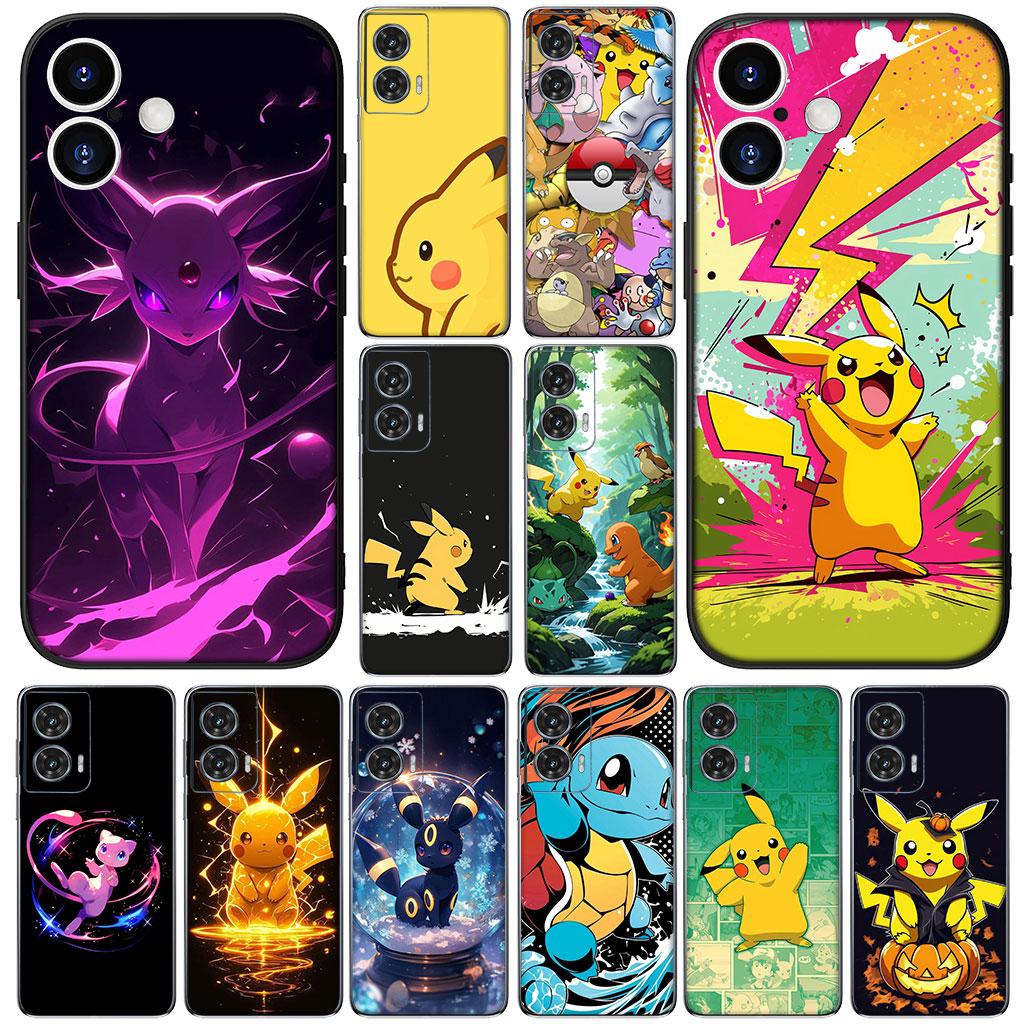 Mew P-Pikachus P-Pokemons GO Casing Phone Cover for Xiaomi Redmi Note 13 A3 A4 14 Pro Plus 9T 14C 13C 9C NFC + Pro+ 5G 4G Case