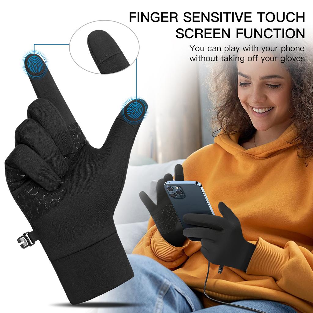 Sport Outdoor Laufen Herren Winter Warm Gestrickt Touchscreen Fahrradhandschuhe Damen Herbst/Winter Dünne Edition mit Samt