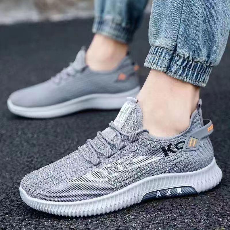 Spring Lightweight Deodorant Mens Shoes Breathable Mesh Sneakers Comfortable Trendy Versatile Shoes