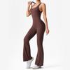 Slimming Yoga Dance Jumpsuit: Body-Shaping, Hip-Lifting, Micro-Flare Fitness Wear