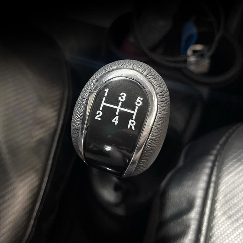 5Speed Universal R PU Leather Gear Shift Knob Manual Car Gear Stick Head Shift Replacement Knob Modified Shift Head