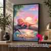 Personalized Charmander Diamond Art Custom Name 5D Diamond Painting Full Drill DIY Craft