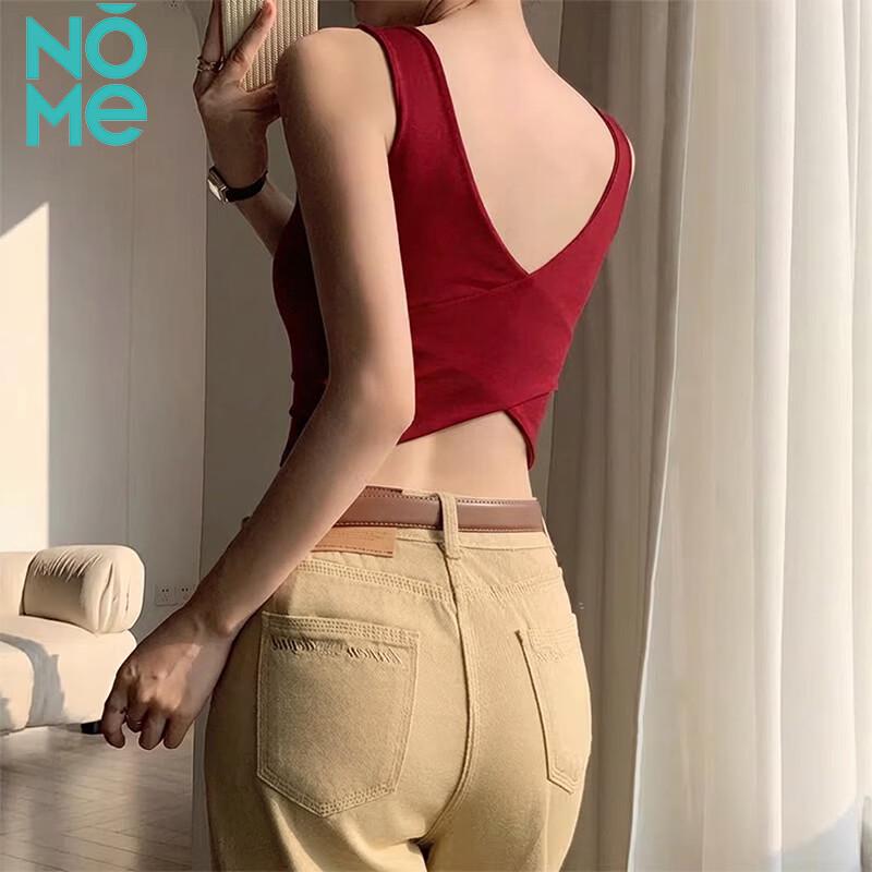 NOMe Women s Backless Camisole Sport Top XL