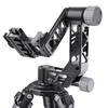 Adjustable Camera Gimbals Tripod Head With Elevations Functions And 100mm Quick Release Platform For Widely Use