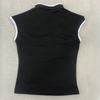 European and American Summer Retro Chinese Style Niche Buckle Women's Slim Fit Cheongsam Collar Top