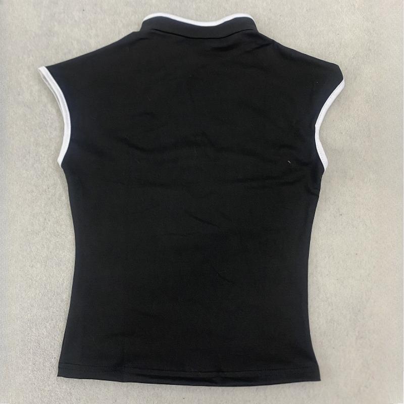 European and American Summer Retro Chinese Style Niche Buckle Women's Slim Fit Cheongsam Collar Top