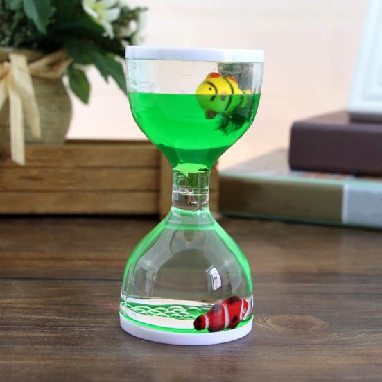 Liquid Motion Timer Decorative Dynamic Cartoon Animals Lovely Satisfying Sensory Oil Drop Timer Home Decoration