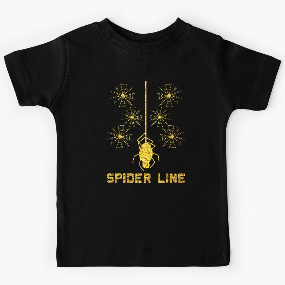 Gold Spider Line Kids T-Shirt 140