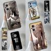 Elephant Baby Nature Case For OPPO Reno 11 11F 13 12 F 8T 7 8 10 Pro OPPO Find X8 X6 Pro X3 X5 Lite Cover Coque
