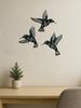 PC Metal Hummingbird Wall Art, Minimalist Iron Bird Decor for Home & Holiday Gifts
