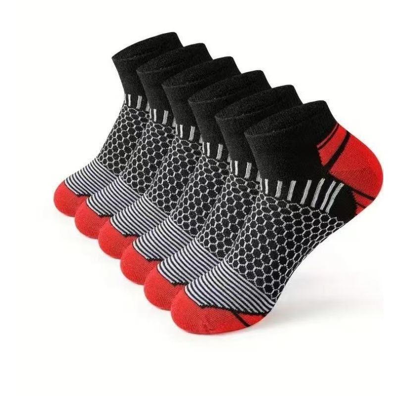 

5/10 пар различных спортивных носков для мужчин для бега, баскетбола, носков для улицы, мужские весенне-летние дышащие влагоотводящие короткие носки, носки-следки 10 Pairs