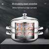 Thickened Stainless Steel Steamer & Soup Pot