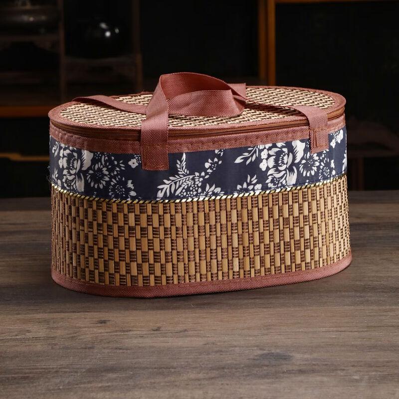 

Traditional Carbonized Bamboo Gift Basket