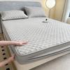 Quilted Fitted Sheet Comfortable Elastic Overlock Edge Anti-Slip Mattress Protector Simple And Modern Bedroom Bedding Decoration