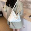 Women's Gentle Texture Solid Color Shoulder Bag Women's 2024 Spring New Versatile Ins Underarm Bag Tote Bag Women