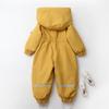 Winter Baby Boys Ski Suit Fashion Boys Jumpsuit Warm Kids Clothes Waterproof Baby Jacket Hooded Girls Snowsuit 1-5Yrs