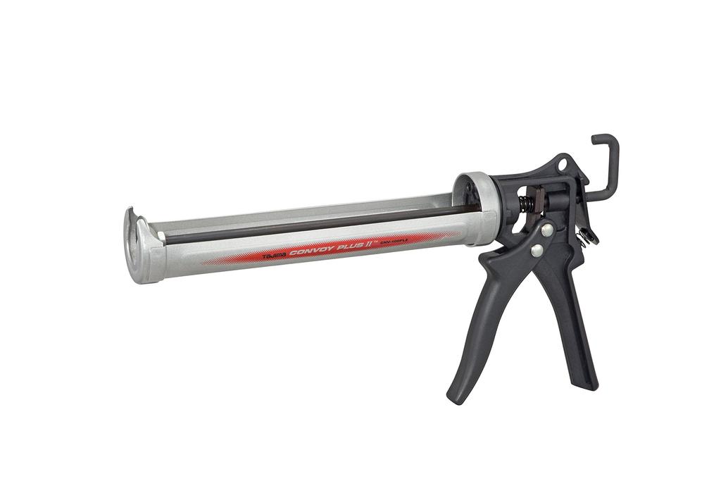 TAJIMA Caulk Gun - (10 Oz) Convoy Plus II Caulking Tool W Rotating Cradle