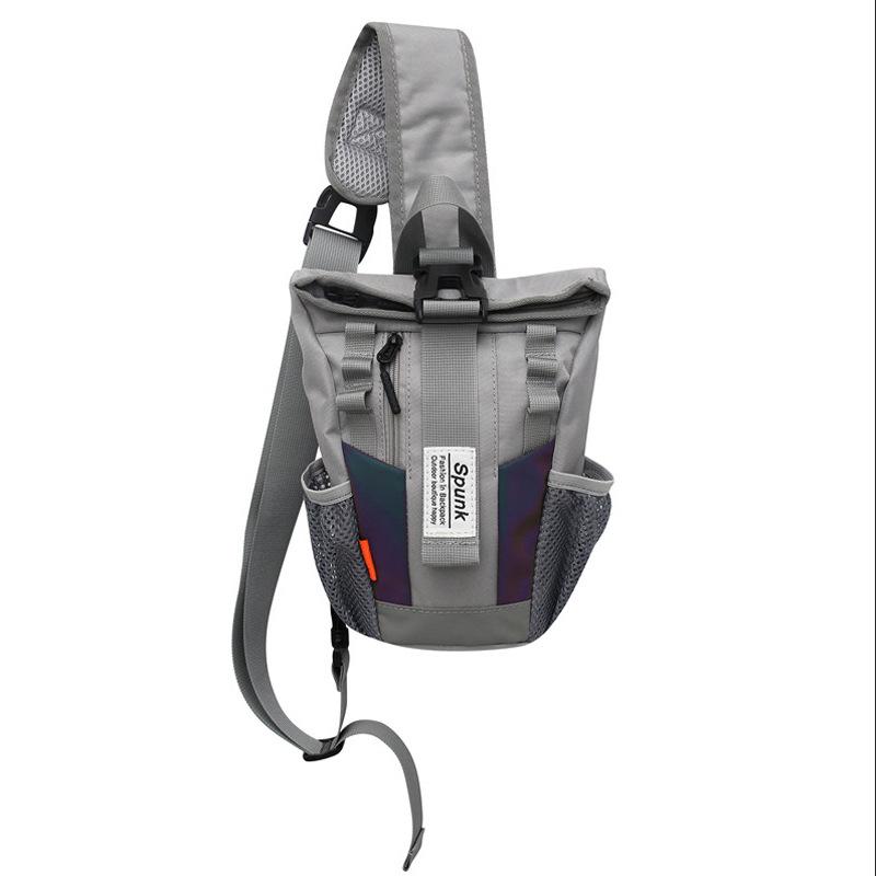 

Techwear Style Tactical Hip Hop Colorful Reflective Backpack Men Women Sport Travel Laptop School Bag Night Safety Crossbody Bag