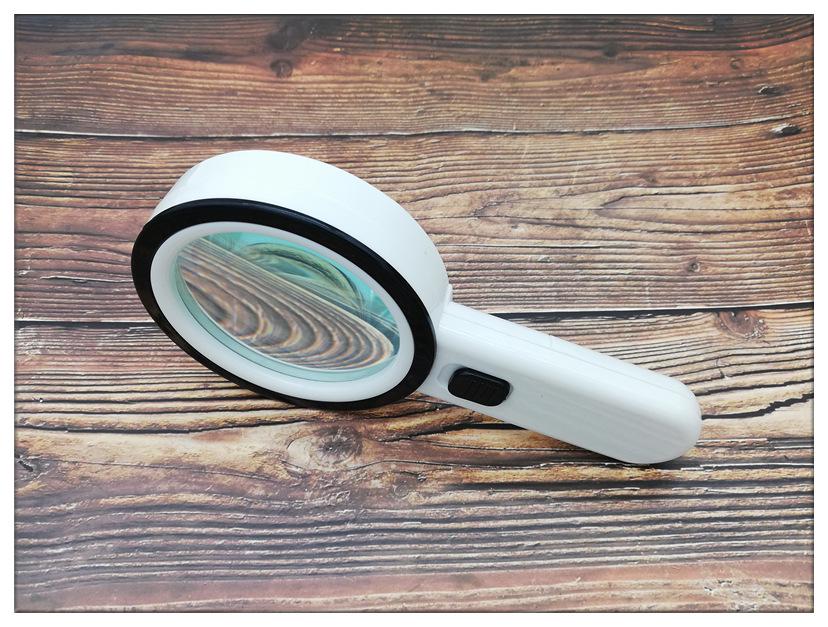 30x HD Handheld Magnifier with LED for Reading, Repair, and Authentication - Perfect for Kids and Seniors.
