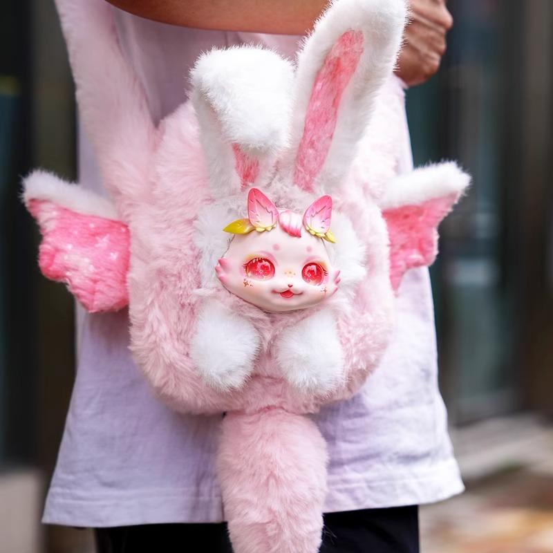 Mochila de Peluche Dumia Morino Starman Bolsa de Muñeca de Vinilo Bolso de Hombro para Niños Mini Mochila Regalo para Novia.