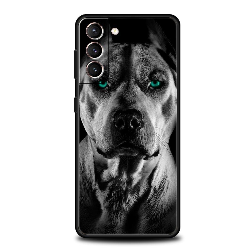 

Чехол для телефона с изображением собаки ротвейлера для Samsung Galaxy S24 S23 S22 S21 Ultra S20 FE 5G S10 S9 Plus S10E S8 Note 10 20, силиконовый черный чехол для телефона S22 Plus 5G