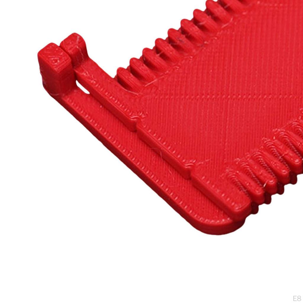 Miarka krawiecka z klipsem, szablon do naszywania, 9,5x4,5 cm, przenośna, wszechstronna, do precyzyjnego podwijania