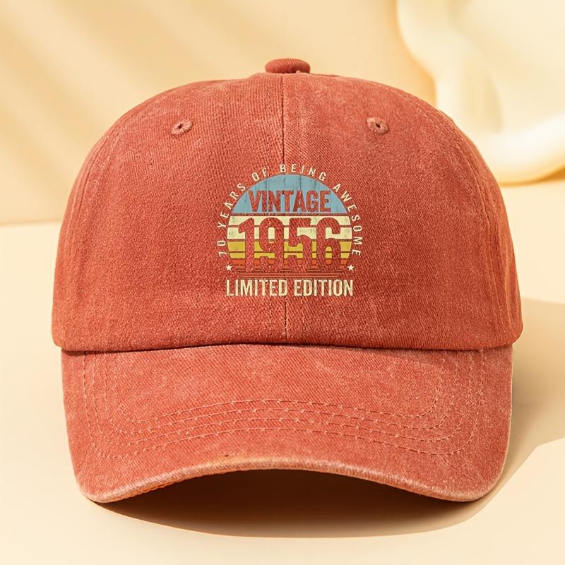 A VINTAGE Printed Baseball Cap Unisex and Fashionable for All Occasions This Classic Vintagewashed Outdoor Lightweight C