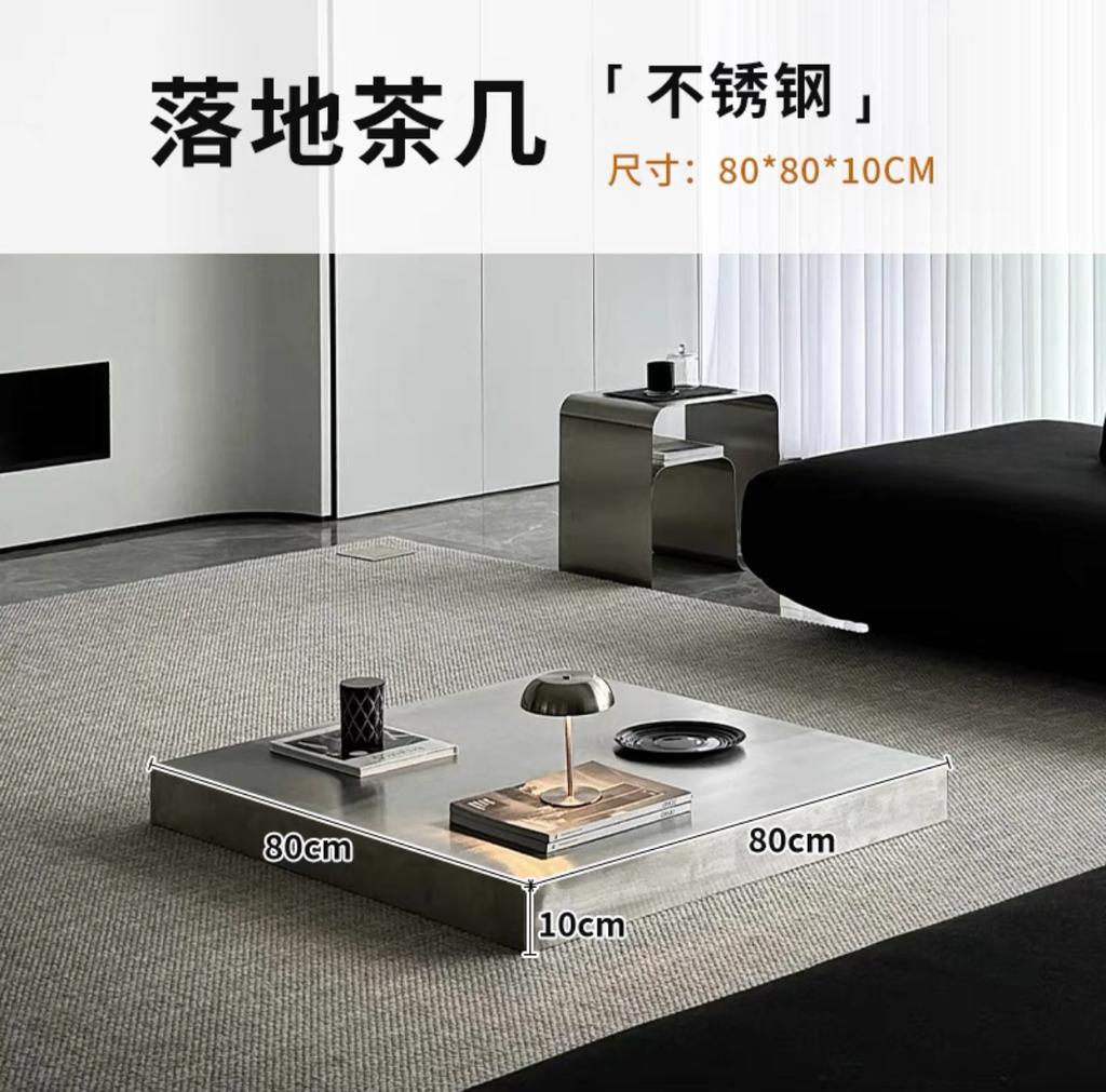Italian Coffee Tables Stainless Steel Side Table Minimalist Tea Tables Modern Living Room Center Table Luxury Design Furniture