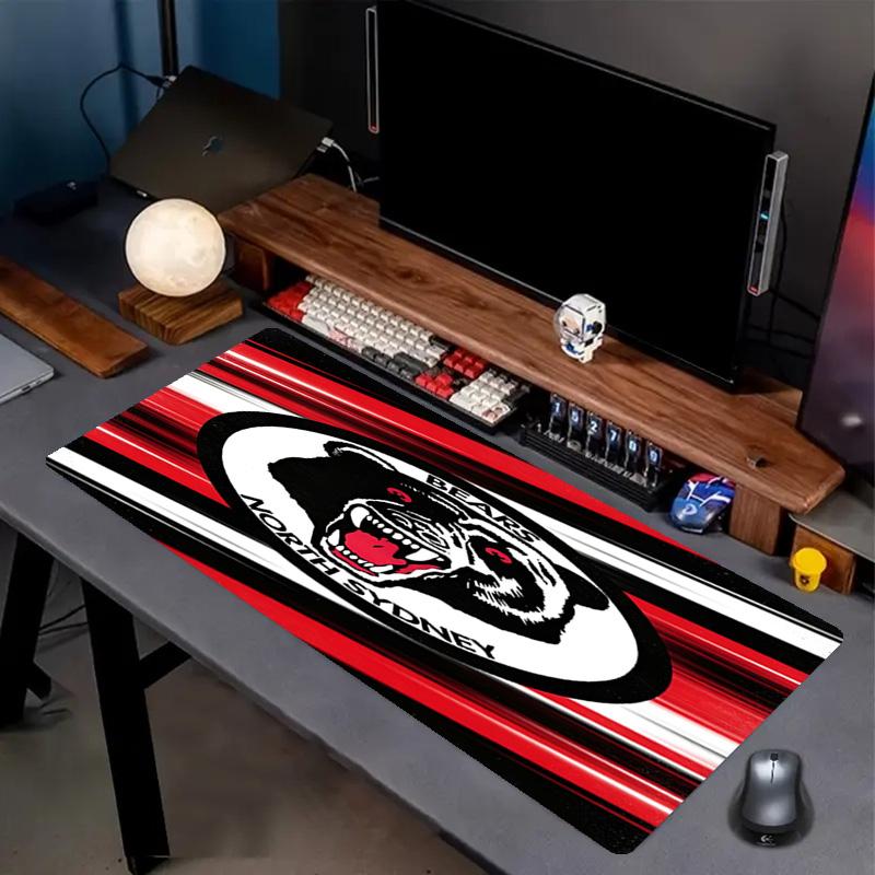 North Sydney Bears Print Mouse Pad, Anti‑Slip Desktop keyboard Mat, for PC Laptop Gaming Working Daily Use, Cool Festival Surprise Gift
