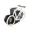 Vintage   Desk Clock Bike Shape Retro Mechanical Battery Powered Gear Operated Timer Reminder Table Clock for  