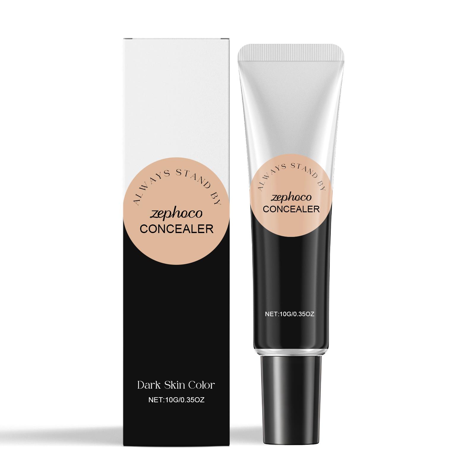Zephoco Deep Skin Tone Waterproof Moisturizing Concealer Matte Finish for Oily & Dry Skin