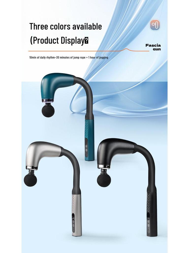 Multifunctional Electric Massage Gun for Neck, Back, Leg, and Muscle Relaxation
