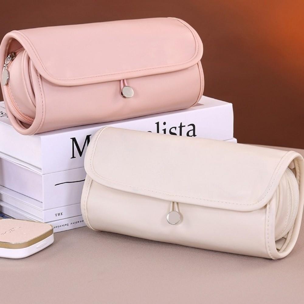 Dust-proof Makeup Brush Bag Large Capacity Roll Cosmetic Bag Cosmetic Storage Bag Holiday Gift