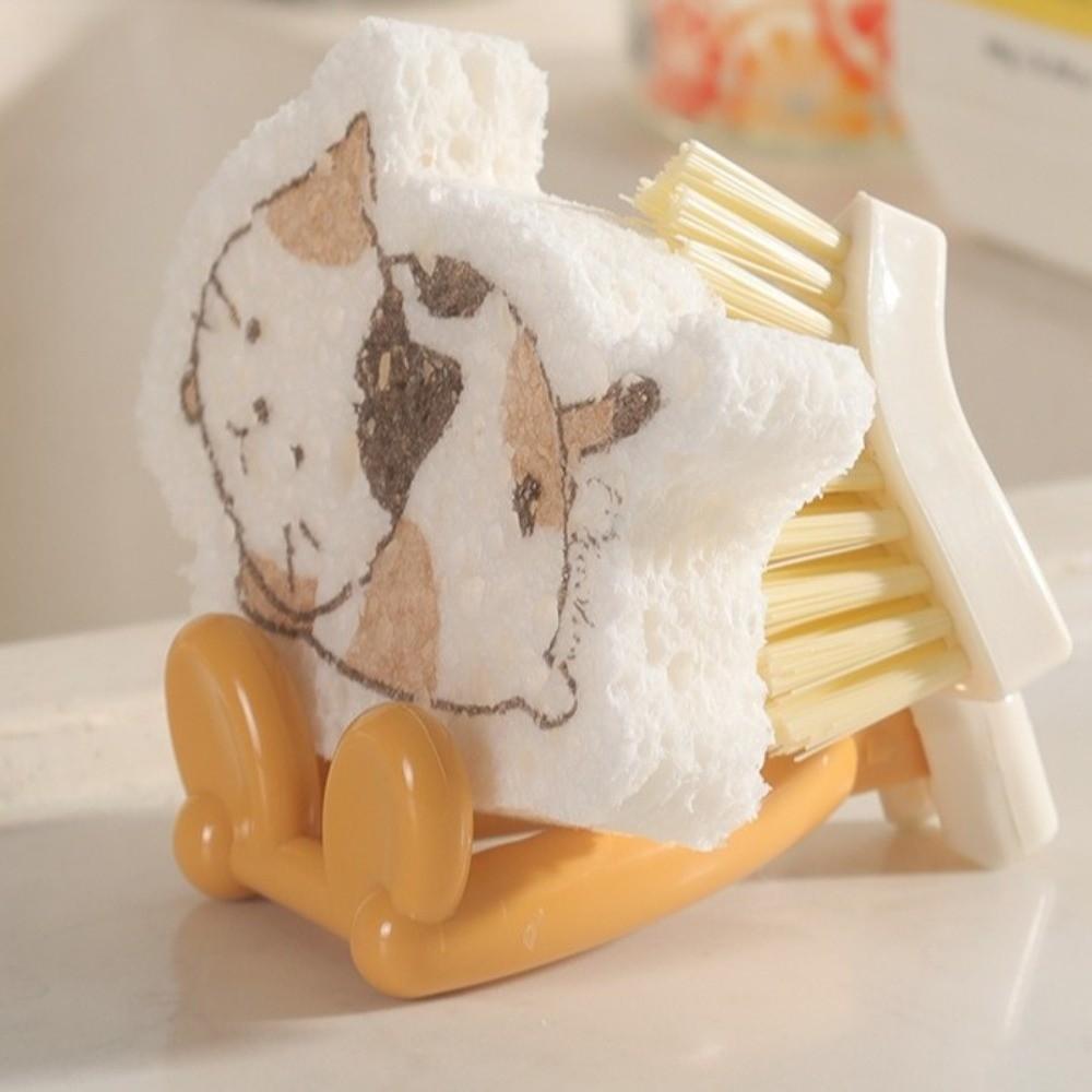 Short Handle Gap Cleaning Brush Foldable Corner Gap Brushs New No Dead Angle Stove Brush