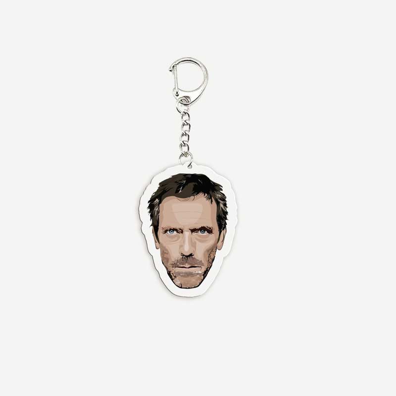 

Acrylic House MD Keychains for Accessories Bag House MD Charm Keyrings Chains Jewelry Fans Friends Gift