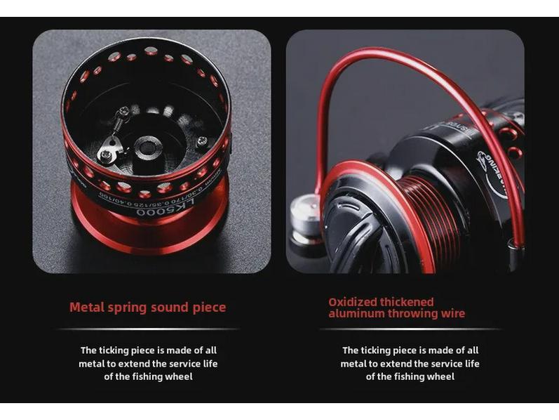 Full Metal Spinning Fishing Reel for Sea and Lure Fishing