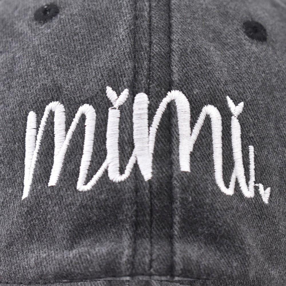 Adjustable Baseball Hats Vintage Baseball Cap Fashion Mimi Letter Embroidery Caps