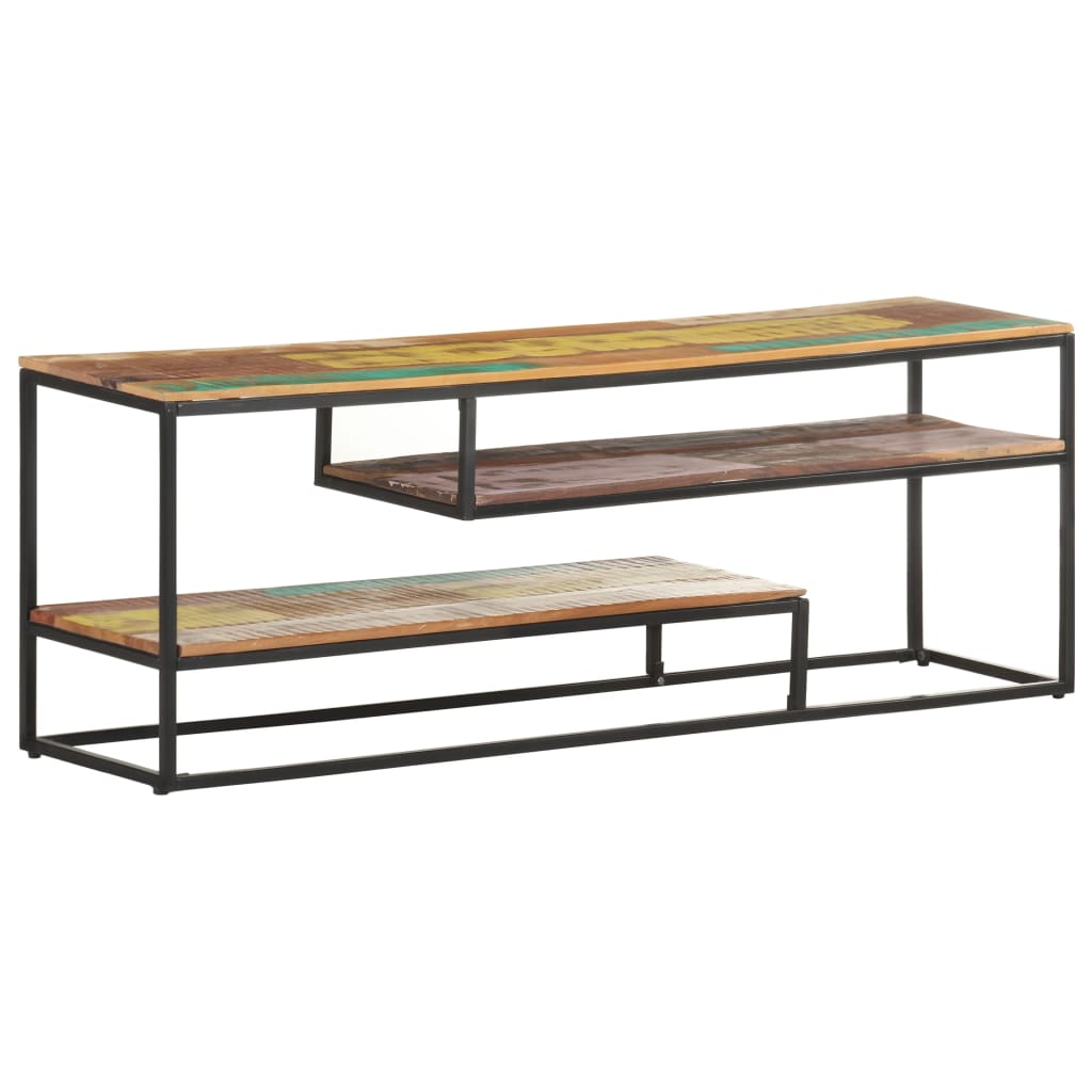 TV Cabinet 130x30x45 cm Reclaimed Solid Wood